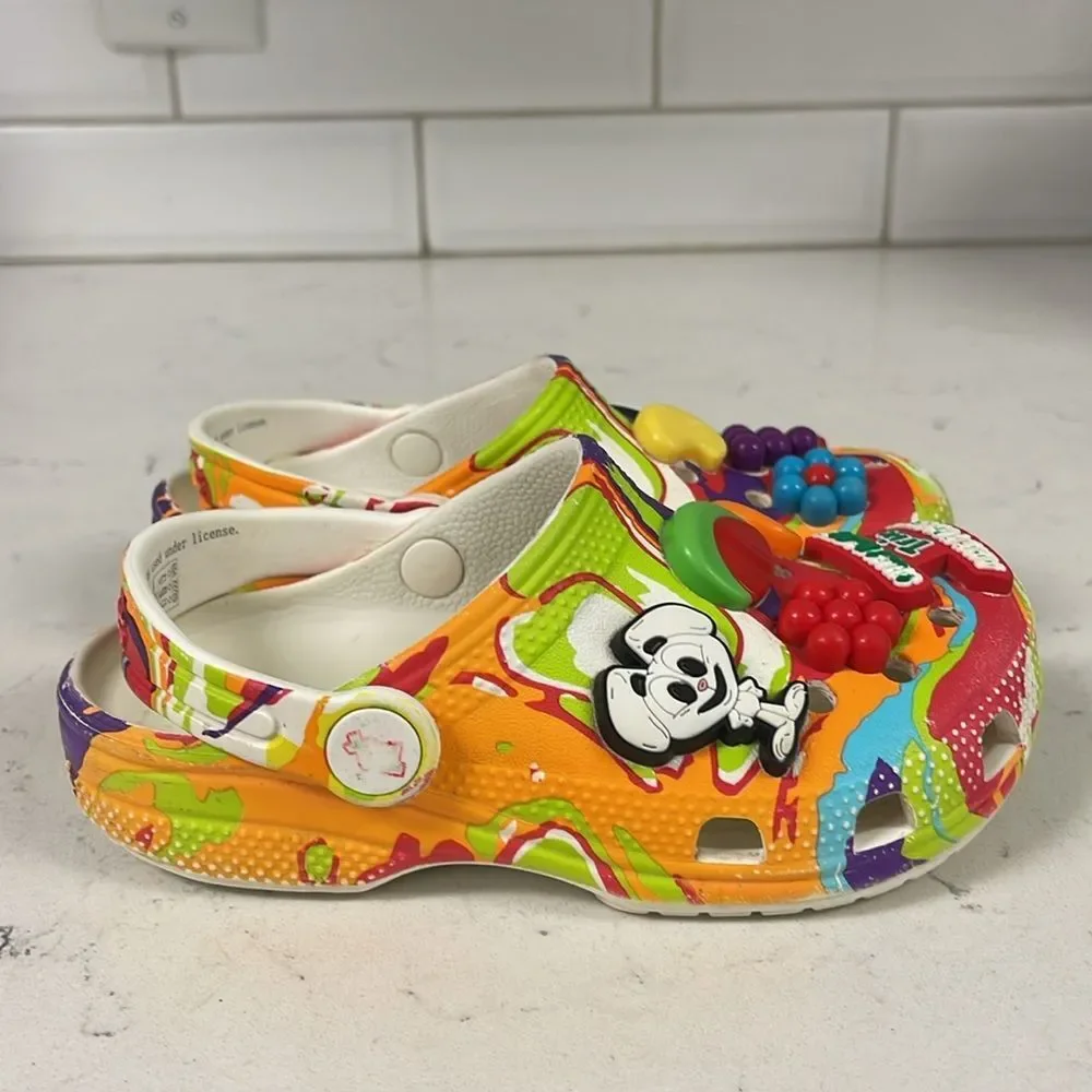 Crocs x Trix Cereal Collab Kids Size 11 Fruity Classic Clog